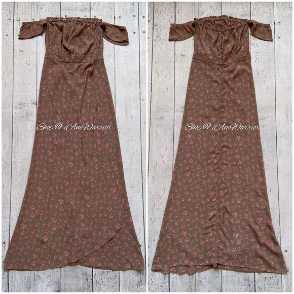 Flynn Skye NWT off the shoulder floral maxi dress *shop@iamwarrior - Picture 4 of 10